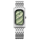 Fastrack Gelato silver analog bracelet watch with Matcha Green dial for Girls (2)