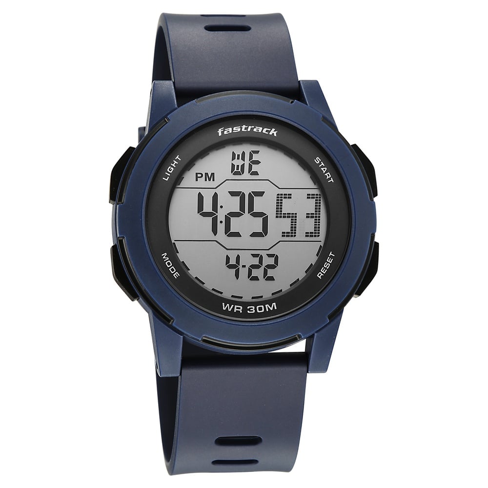 Fastrack Streetstyle Digital Dial Blue Polyether Strap Watch For Unisex (2)