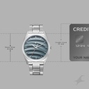 Fastrack Gelato Silver metal strap watch with Mint chip dial for Guys (4)