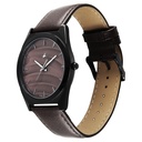 Fastrack Gelato Black leather strap watch with Chocolate dial for Guys (5)