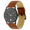 Titan Edge Grey Dial Analog with Date Leather Strap watch for Men (2)