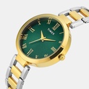 Timex Trendline Women Quartz Green Dial Analog Stainless Steel Watch TW000X274 (2)