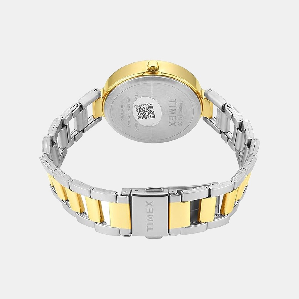 Timex Trendline Women Quartz Green Dial Analog Stainless Steel Watch TW000X274 (4)