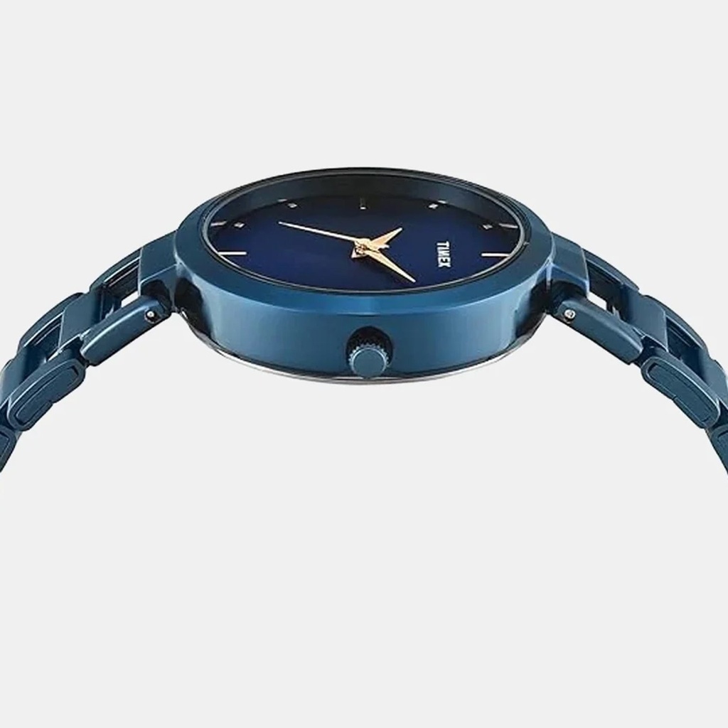 Timex Trendline Women Quartz Blue Dial Analog Stainless Steel Watch TW000X277 (3)