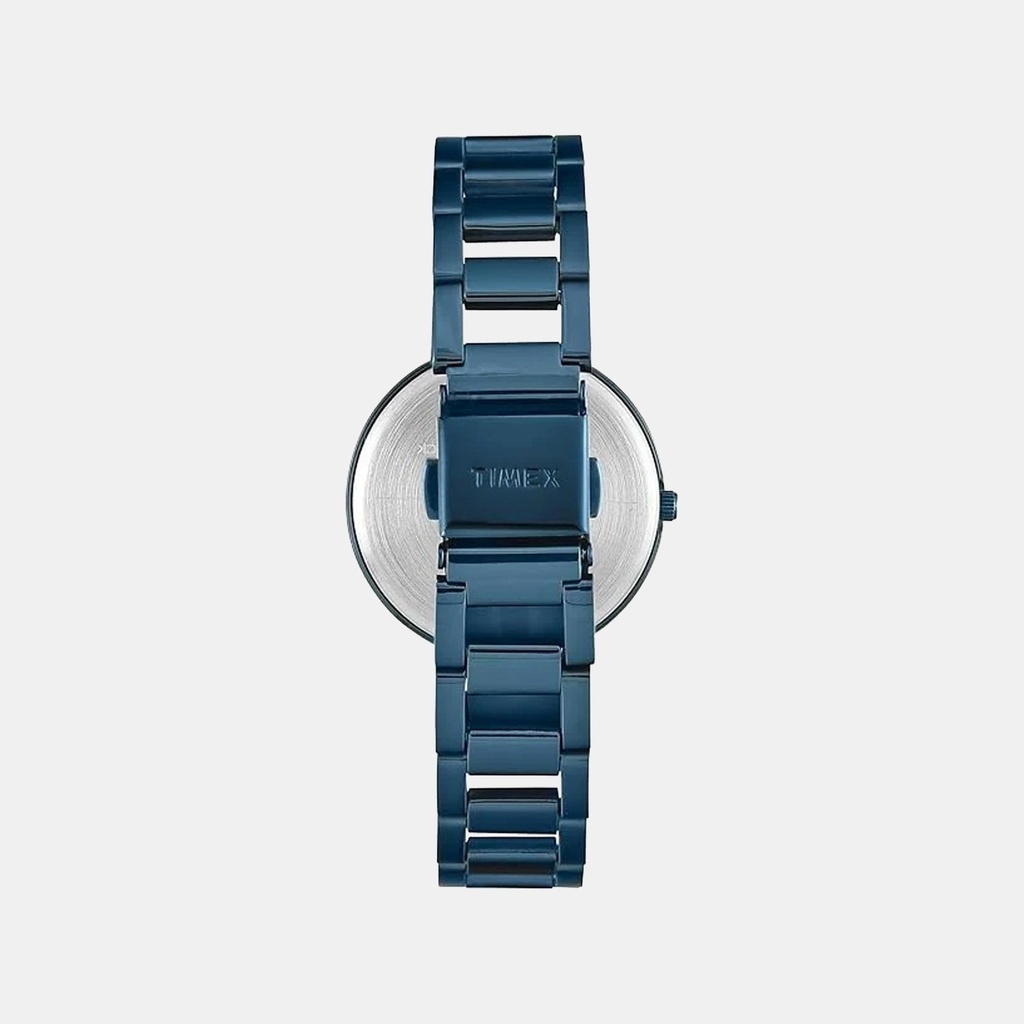 Timex Trendline Women Quartz Blue Dial Analog Stainless Steel Watch TW000X277 (5)
