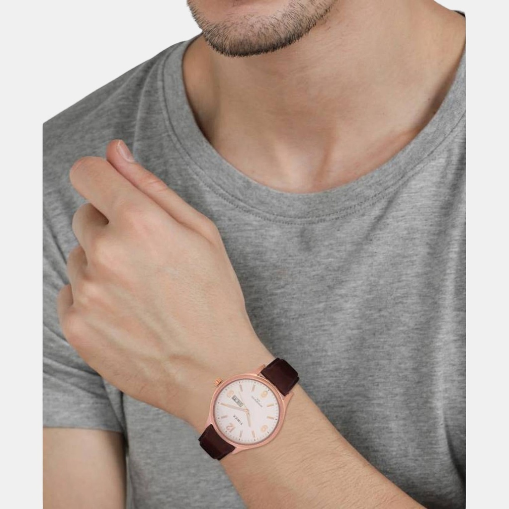 Timex Trendline Men Quartz Dial Analog Leather Watch TWEG18402 (4)