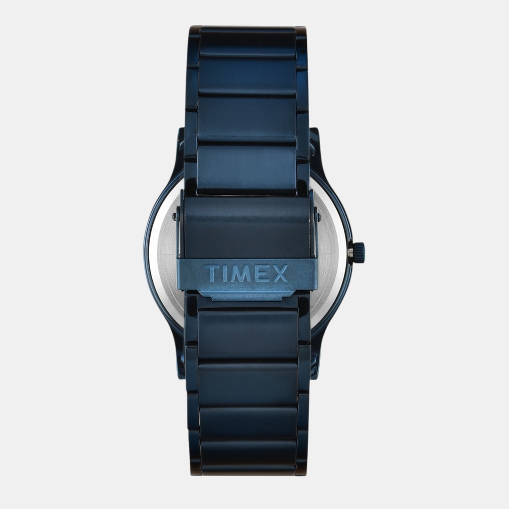 Timex Trendline Men Quartz Blue Dial Analog Stainless Steel Watch TW000R460 (6)
