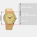 Timex Trendline Men Quartz Gold Dial Analog Stainless Steel Watch TI000R421 (8)