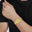 Timex Trendline Men Quartz Gold Dial Analog Stainless Steel Watch TI000R421 (9)