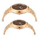 TIMEX Trendline Brown Round Dial Analog Pair's Watch - TW00PR349 (4)