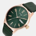 Timex Trendline Men Quartz Green Dial Analog Leather Watch TWEG25509 (2)