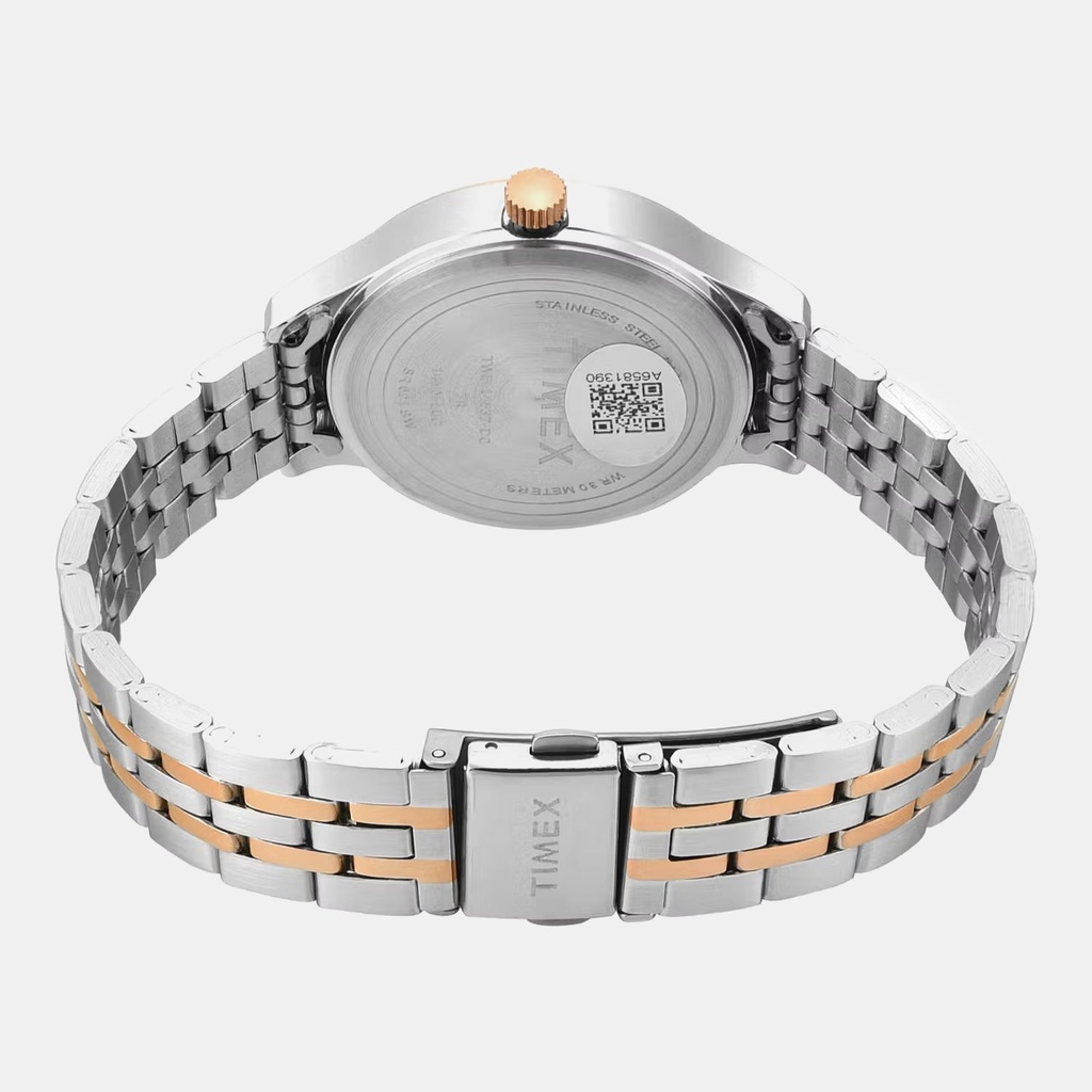 Timex Trendline Women Quartz Black Dial Multi-Function Stainless Steel Watch TWEL14837 (4)