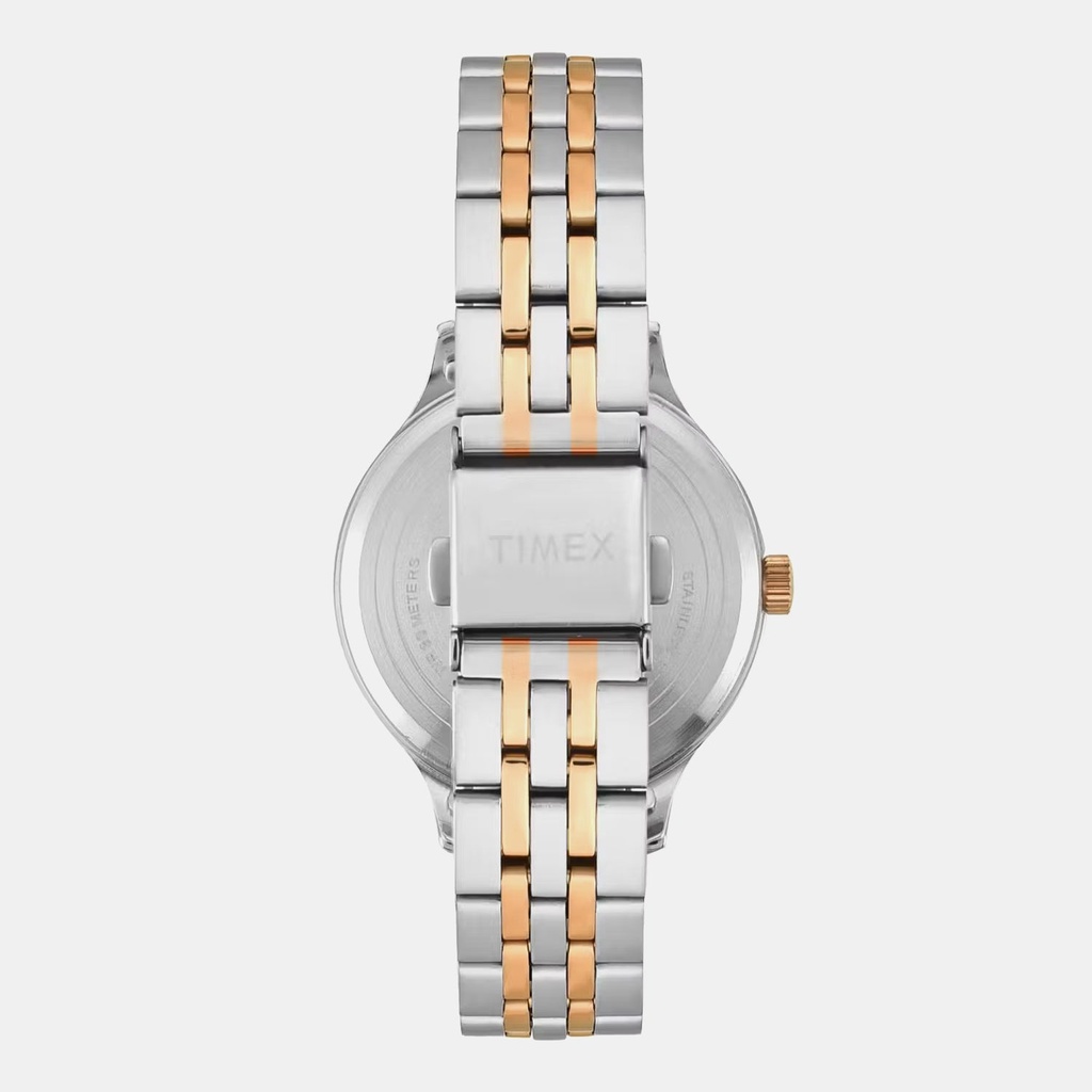 Timex Trendline Women Quartz Black Dial Multi-Function Stainless Steel Watch TWEL14837 (5)