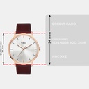 Timex Trendline Men Quartz Silver Dial Analog Leather Watch TW0TG8014 (6)