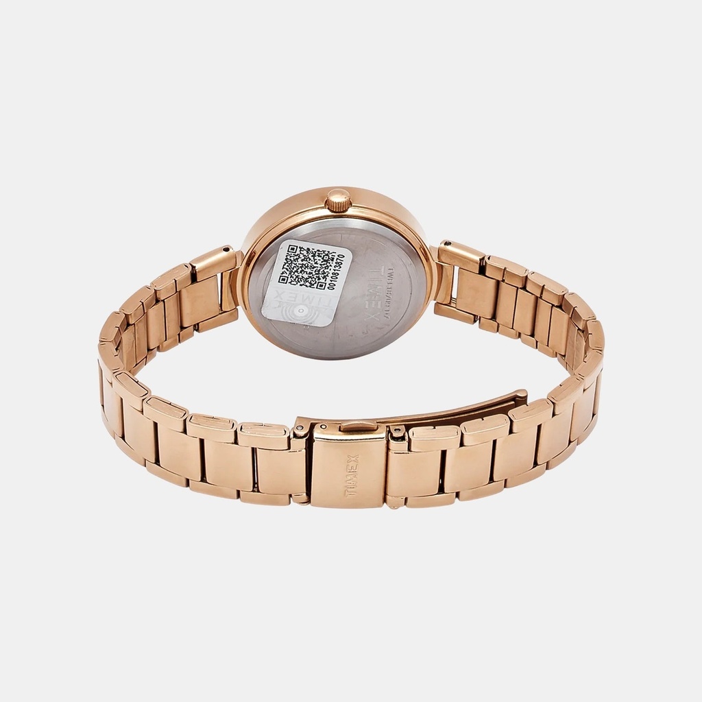 Timex Trendline Women Quartz Brown Dial Multi-Function Stainless Steel Watch TWEL18721 (5)