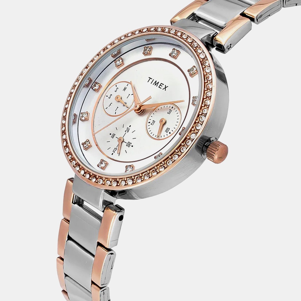 Timex Trendline Women Quartz Dial Analog Stainless Steel Watch TWEL18723 (2)