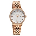 Titan Purple Prestige Quartz Analog with Date White Dial Rose Gold Stainless Steel Strap Watch For Women (2)