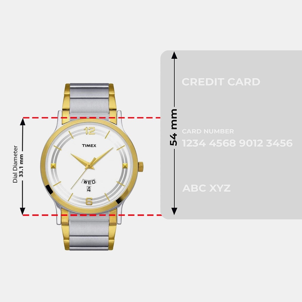 Timex Trendline Men Quartz Dial Analog Stainless Steel Watch TW000R424 (3)