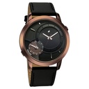 Fastrack Pulse IV Dual Time Watch for Men with  Black Sunray Dial & Black Leather Strap (2)
