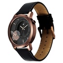 Fastrack Pulse IV Dual Time Watch for Men with  Black Sunray Dial & Black Leather Strap (3)