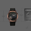 Fastrack Pulse IV Dual Time Watch for Men with  Black Sunray Dial & Black Leather Strap (4)