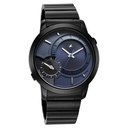 Fastrack Pulse IV Dual Time Watch for Men with Dark Blue Sunray Dial & Black Metal Strap (2)