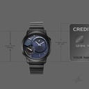 Fastrack Pulse IV Dual Time Watch for Men with Dark Blue Sunray Dial & Black Metal Strap (4)