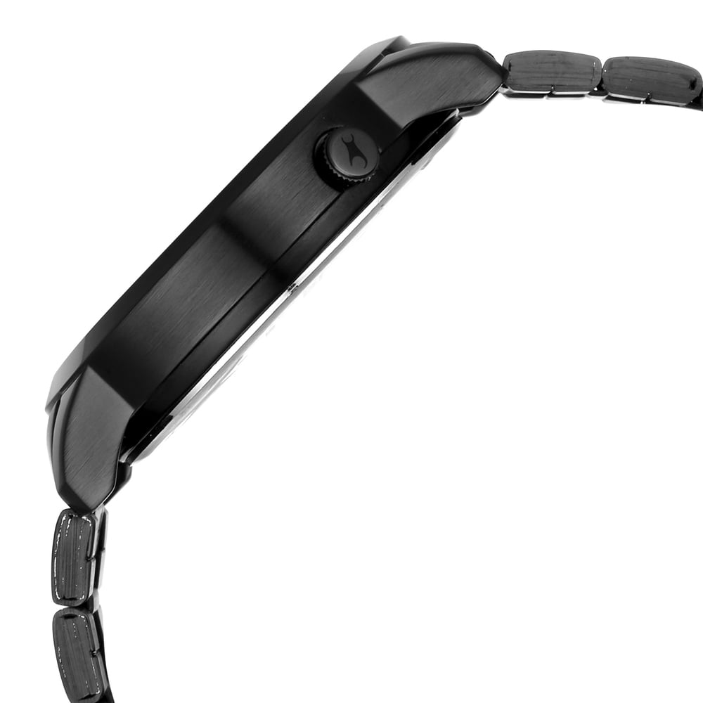 Fastrack Pulse IV Dual Time Watch for Men with Dark Blue Sunray Dial & Black Metal Strap (5)