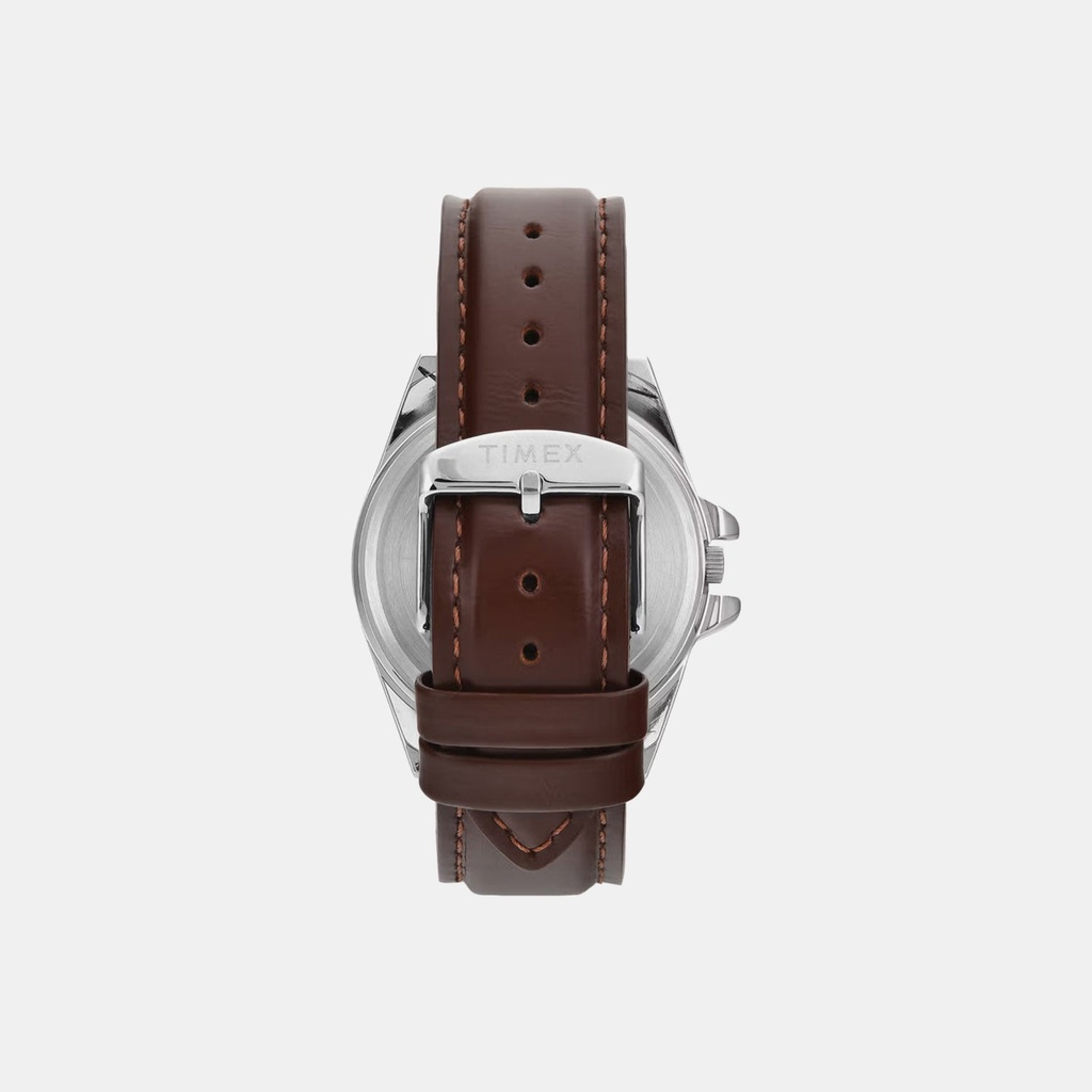 Timex Trendline Men Quartz Green Dial Analog Leather Watch TWTG12700 (3)