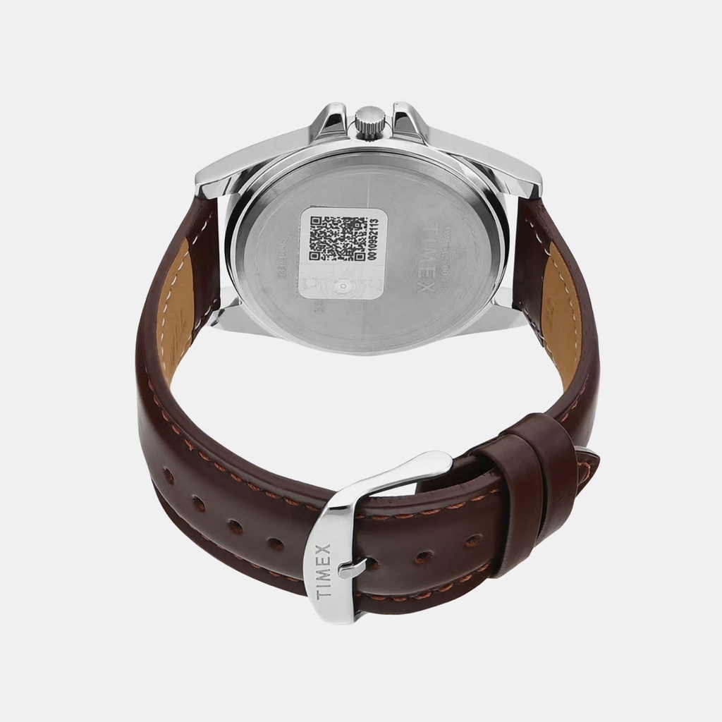 Timex Trendline Men Quartz Green Dial Analog Leather Watch TWTG12700 (4)