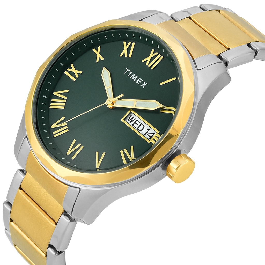 TIMEX Round Green Dial Analog Men's Watch - TW0TG7641 (2)