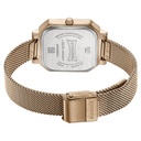 Sonata Modern Edit Quartz Analog Pink Dial Rose Gold Stainless Steel Strap Watch For Women (5)