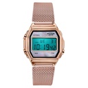 Poze By Sonata Digital Digital Pink Dial Pink Metal Strap Watch For Women (2)