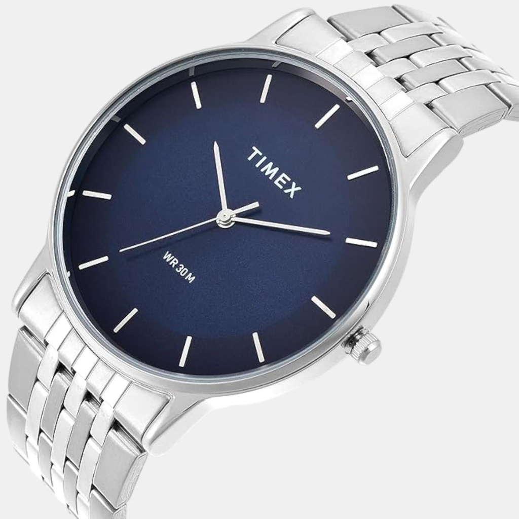 Timex Trendline Men Quartz Blue Dial Analog Stainless Steel Watch TWTG12001 (2)