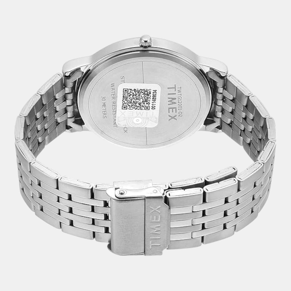 Timex Trendline Men Quartz Blue Dial Analog Stainless Steel Watch TWTG12001 (5)