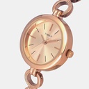 Timex Trendline Women Quartz Rose Gold Dial Analog Brass Watch TWEL11434 (2)