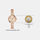 Timex Trendline Women Quartz Rose Gold Dial Analog Brass Watch TWEL11434 (6)