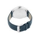 Logues Quartz Analogue Blue Dial Blue Leather Strap Watch For Men (3)