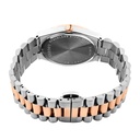 Logues Quartz Analogue Grey Dial Rose Two Tone Metal Strap Watch For Men (3)
