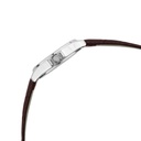 Logues Quartz Analogue Silver Dial Brown Leather Strap Watch For Men (4)