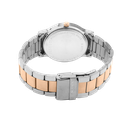 Logues Quartz Analogue Silver Dial Rose Two Tone Metal Strap Watch For Men (3)