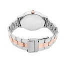 Logues Quartz Analogue Silver Dial Rose Two Tone Metal Strap Watch For Men (3)