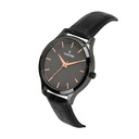 Logues Quartz Analogue Grey Dial Grey Leather Strap Watch For Men (2)