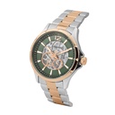 Logues Automatic Analogue Green Dial Rose Two Tone Metal Strap Watch For Men (2)