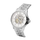 Logues Automatic Analogue Silver Dial Steel Metal Strap Watch For Men (2)