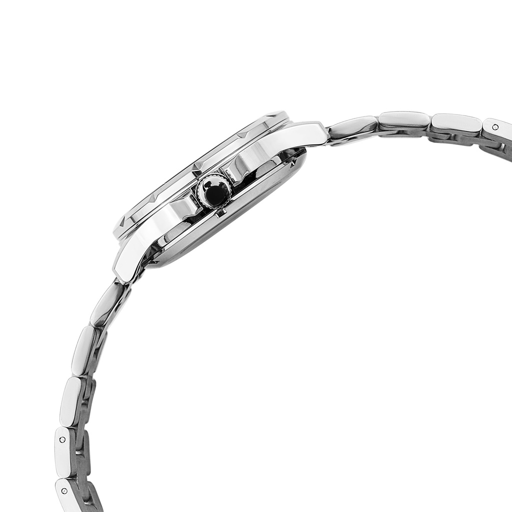 Logues Automatic Analogue Silver Dial Steel Metal Strap Watch For Men (4)