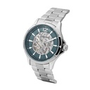 Logues Automatic Analogue Blue Dial Steel Metal Strap Watch For Men (2)