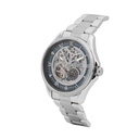 Logues Automatic Analogue Blue Dial Silver Metal Strap Watch For Men (2)