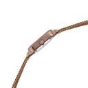 Logues Quartz Analogue Brown Dial Brown Mesh Strap Watch For Women (4)