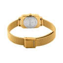 Logues Quartz Analogue Silver Dial Gold Mesh Strap Watch For Women (3)
